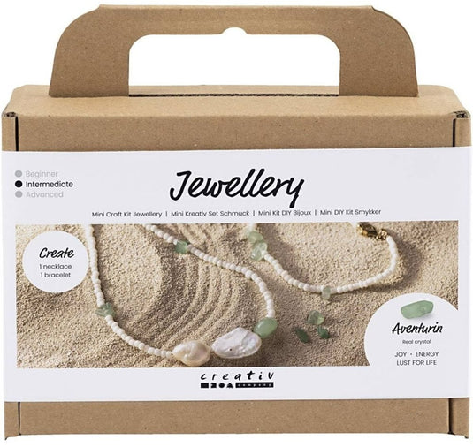 Creative company https: www.cchobby.nl mini-hobbyset-sieraden-aventurijn-ketting-en-armband-1-doos