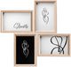 Walther silhouette - houten lijst galerij - fotoformaat 4x10x15 cm - natuur
