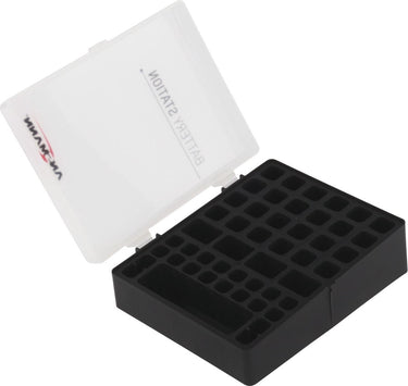 Ansmann batterijbox 48 batterijbox aantal cellen: 48 aaa (potlood), aa (penlite), 9v (blok) (l x b x h) 173 x 138 x 63