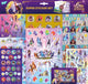 Totum unicorn academy super sticker set xl - 8 vellen incl. luxe metallic en laser stickers 38 x 36 cm | speelgoed meisjes vanaf 3 jaar