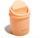 Muitomas bureauprullenbak – stijlvolle uitvoering - 2 liter – compact - 15×18×14cm - peach fuzz
