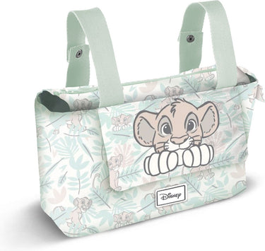Karactermania - disney - de leeuwenkoning - the lion ling - baby tas - pracktische luiertas voor de kinderwagen - groen