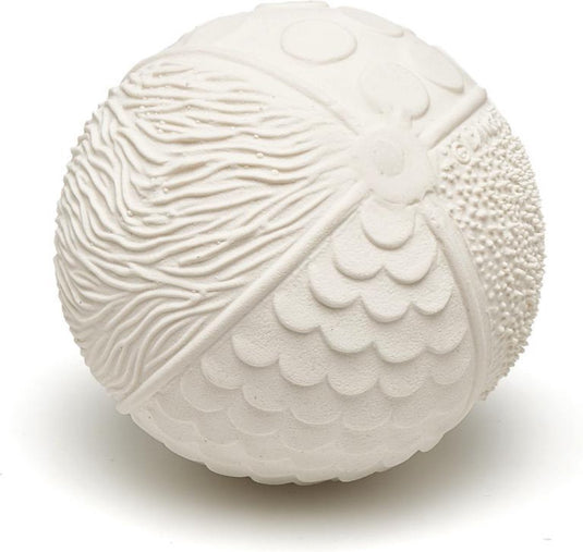 Lanco toys lanco sensory rubberen bijtspeeltje - bal - wit