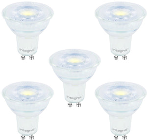 Integral 5 pack - gu10 led spot - 3,6w - 4000k neutraal wit - dimmable