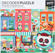 Petit collage puzzel decoder vriendelijke buurt - educatief speelgoed.