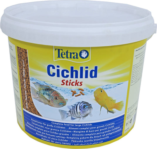 Tetra visvoer cichlid sticks emmer - 10 l