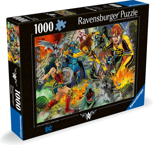 Ravensburger puzzel dc: wonderwoman - legpuzzel - 1000 stukjes