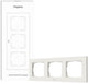 Aqara switch frame h2 eu 3-gang (white)