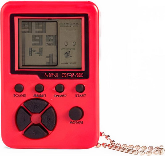 Kikkerland pocket arcade spel abs siliconen rood