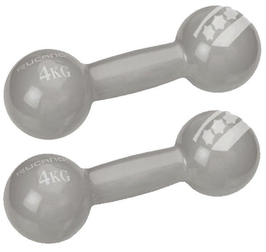 Rucanor dumbbells 4 kg 2 stuks grijs