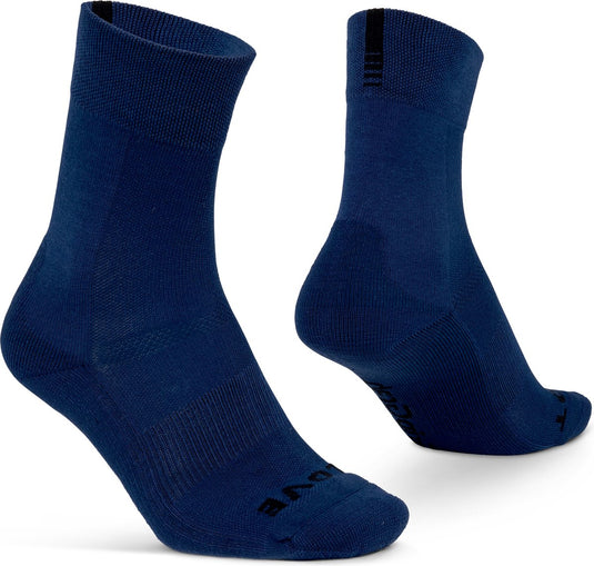 Gripgrab - thermo sl winter fietssokken isolerende wielersport sokken - navy blauw - unisex - maat m