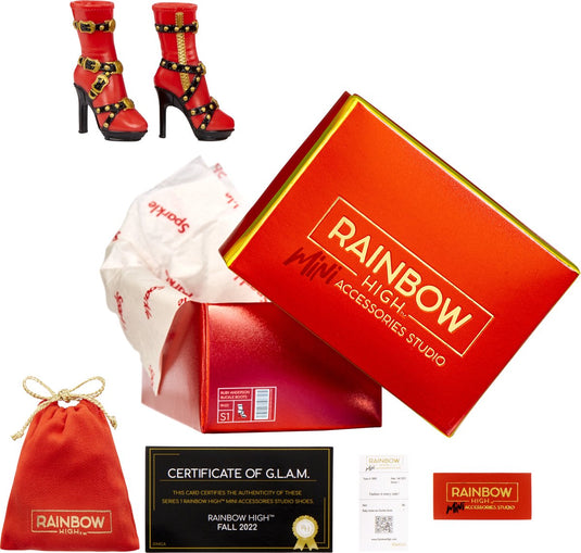 Rainbow high accessories studio s1 - verrassingsitem - poppenkleding (schoenen)