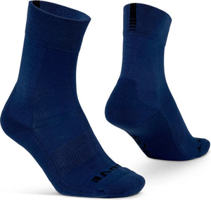 Gripgrab - thermo sl winter fietssokken isolerende wielersport sokken - navy blauw - unisex - maat m