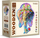 Wooden city wooden.city houten puzzel - kleurrijke olifant - 250 stukjes.