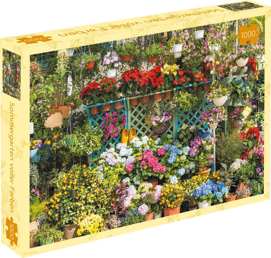 Tucker's fun factory zomertuin vol kleuren - legpuzzel (1000 stukjes) -