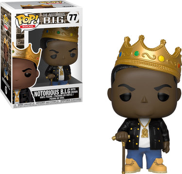 Funko pop! rocks notorious b.i.g. with crown #77 - verzamelfiguur