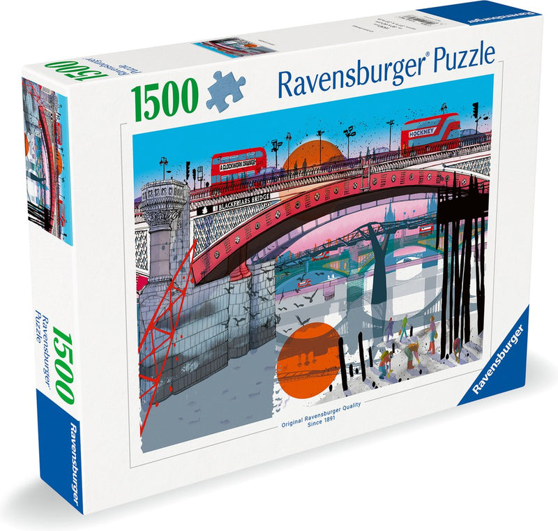 Afbeelding laden in galerijviewer, Ravensburger puzzel i am london - legpuzzel - 1500 stukjes
