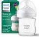 Philips avent natural response fles glas - 120ml – flow 2 – bps vrij- 1 fles - newborn - scy930 01