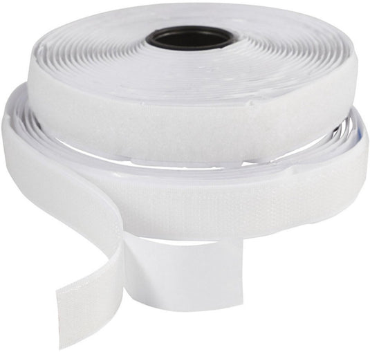 Creativ company klittenband wit 20 mm 5 m zelfklevend haak en lus.