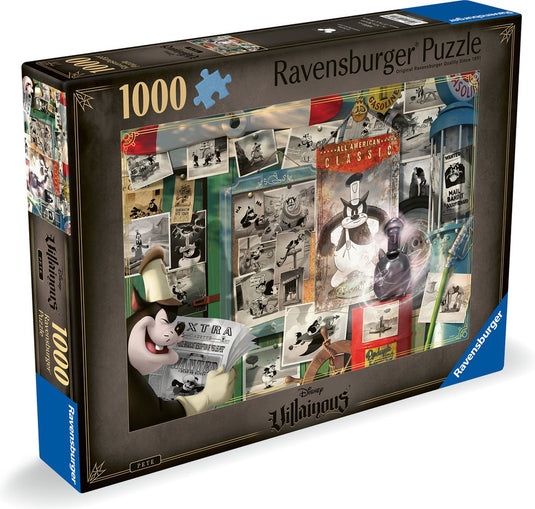Ravensburger puzzel disney villainous: pete - legpuzzel - 1000 stukjes