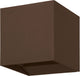 Eglo calpino 3 wandlamp - led - 10 cm - roestbruin - binnen en buiten
