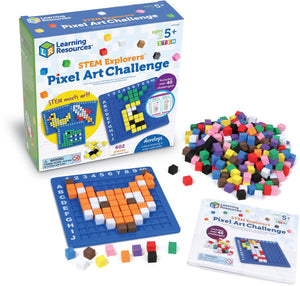 Learning resources stem explorers™ pixel art challenge - 3+