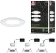 Paulmann led-inbouwlamp nova coin basisset star ip44 rond 78 mm coin 3x6w 3x470lm 230v 2700k wit mat