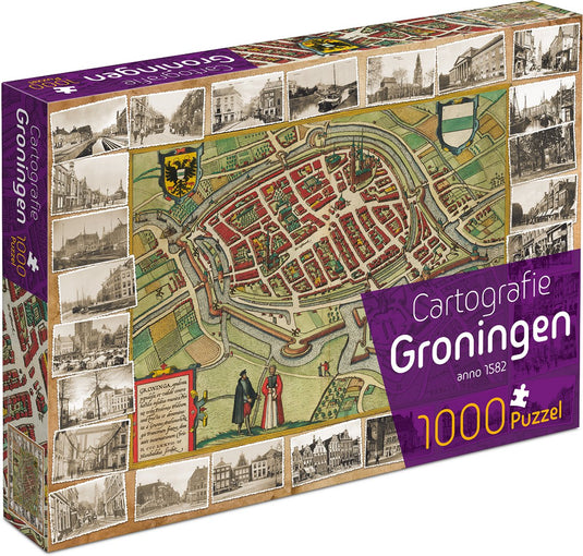 Tucker's fun factory cartografie groningen (1000) - legpuzzel