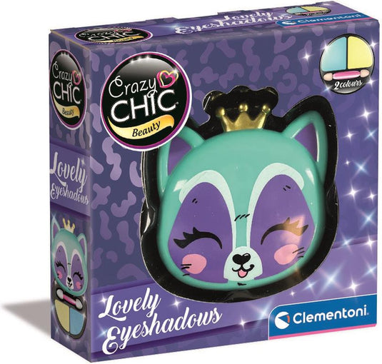 Clementoni crazy chic oogschaduw in make-up doosje vos