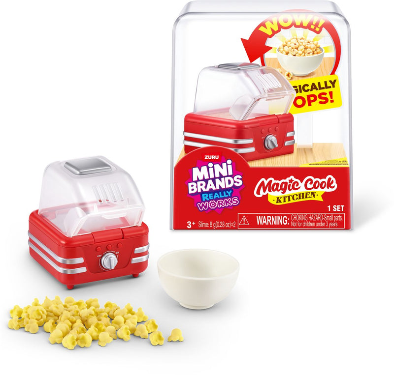Afbeelding laden in galerijviewer, Zuru mini brands really works - magic cook kitchen capsule series 1 - popcorn machine

