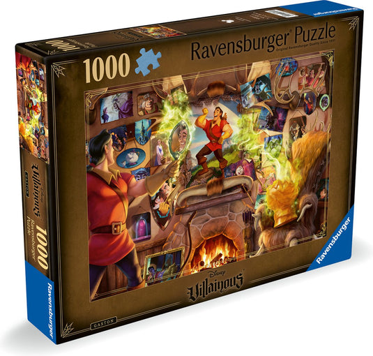 Ravensburger puzzel disney villainous: gaston - legpuzzel - 1000 stukjes