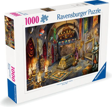 Ravensburger puzzel kasteel van een vampier - legpuzzel - 1000 stukjes
