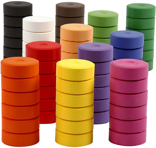 Colortime waterverf, d: 44 mm, h: 16 mm, 72 stuks