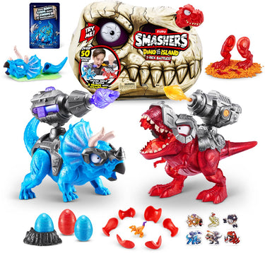 Zuru smashers zuru - smashers - dino island trex battles - speelfiguur - red version