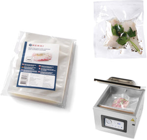 Hendi - sous-vide kookzakken - 150x250 mm - nylon polyethyleen