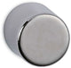 Maul magneet rond 4 stuks 4 kg staal metaal neodymium magnetisch ø 1 x 1 cm zilver