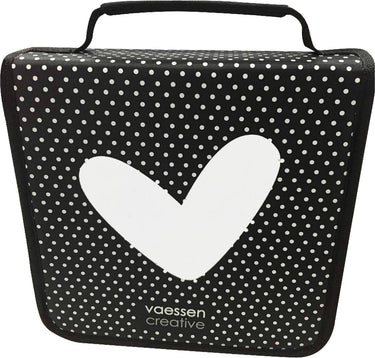 Vaessen creative opbergtas 26 x 26 x 6 cm - snijmallen, embossing folders en clear stamps