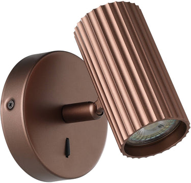 Eglo portillo wandlamp - gu10 - 11 cm - brons