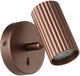 Eglo portillo wandlamp - gu10 - 11 cm - brons
