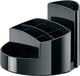 Han pennenbak - rondo - 9-vaks - hoogglans zwart - ha-17460-13