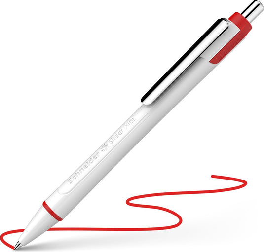Schneider schrijfwaren schneider balpen - slider xite - 0.6mm - rood - 10 stuks - s-133202-10
