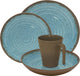 Eurotrail serviesset ocean - 16delig - blauw - melamine