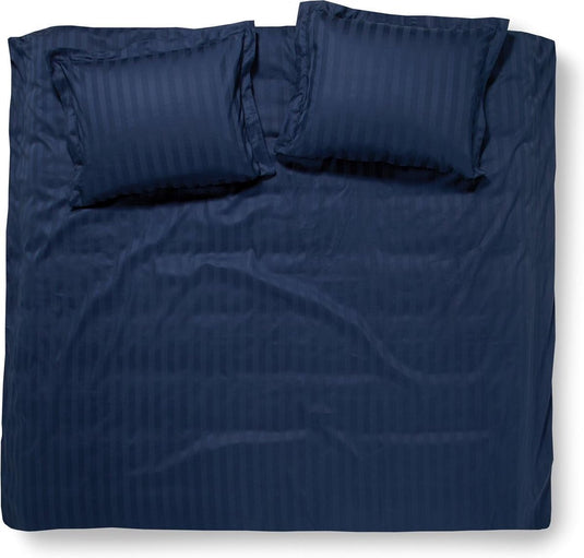 Damai linea - dekbedovertrek - 200x200 220 cm - tweepersoons - indigo + 2 kussenslopen 60x70
