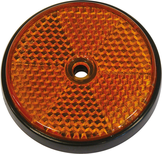 Carpoint reflector rond 70mm oranje bulk