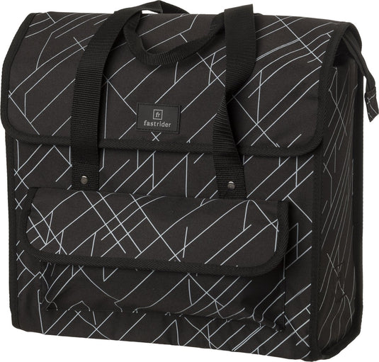 Fastrider lasse luxe shopper enkele fietstas basics - veelkleurig - 23l - waterafstotend