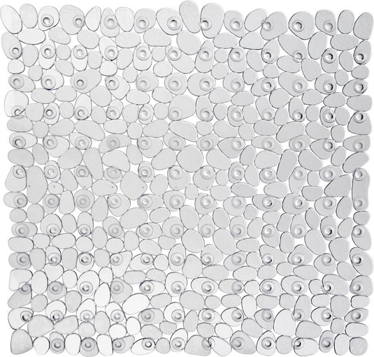 Wenko anti-slip douchemat paradise 54x54cm transparant - antislipmat voor douche - met zuignappen