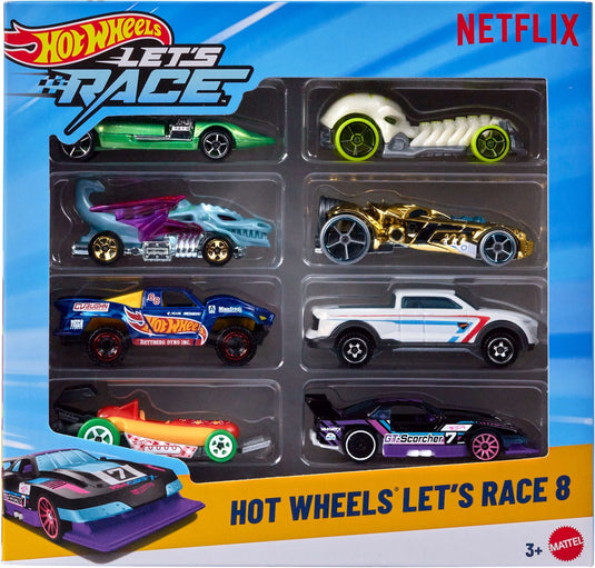 Hot wheels let's race 8-pack - uit de netflix serie