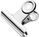 Westcott bulldog klem - 40,3x10mm - metaal - zilver - 10 stuks - papierklem - ac-e10902