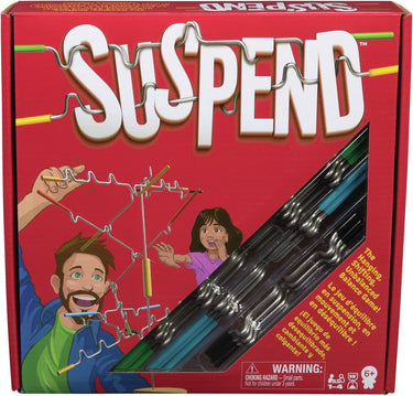 Spin master games - suspend - een evenwichtig familiespel met lastige haken en vaste handen leuke activiteit voor kinderen volwassenen en spelletjesavond met het hele gezin educatief speelgoed 1-4 spelers