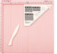 Vaessen creative rilbord - score easy - 30,5 x 30,5 cm - met vouwbeen en liniaal - in cm - roze
